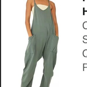 FP Movement by Free People Hot Shot Jumpsuit Romper in Pine sz S
